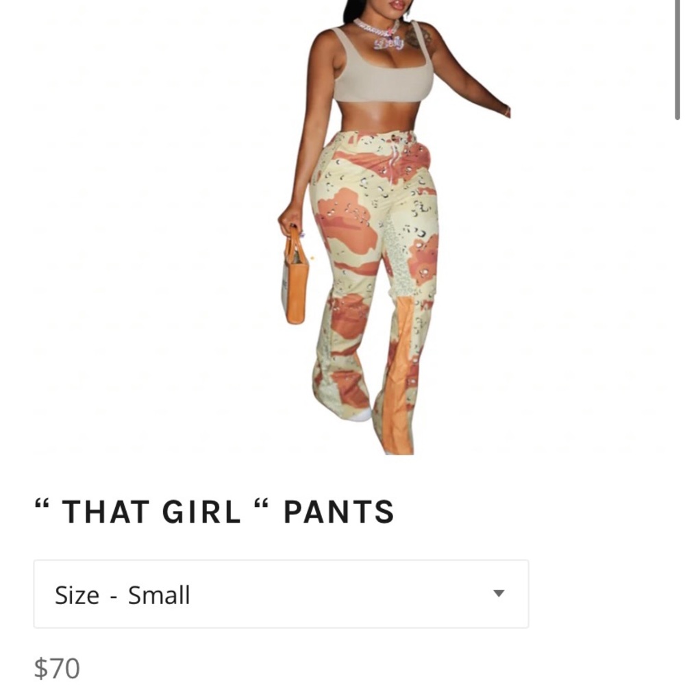 Brand New Wide Leg Fatigue Pants